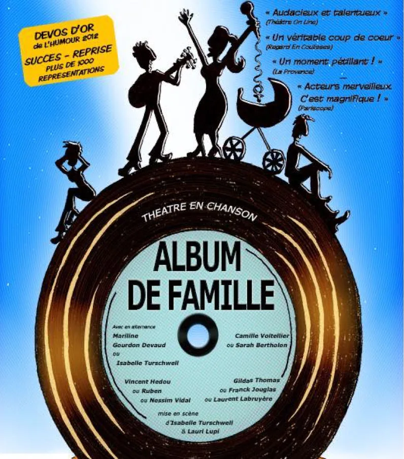 Affiche du spectacle Albums de famille